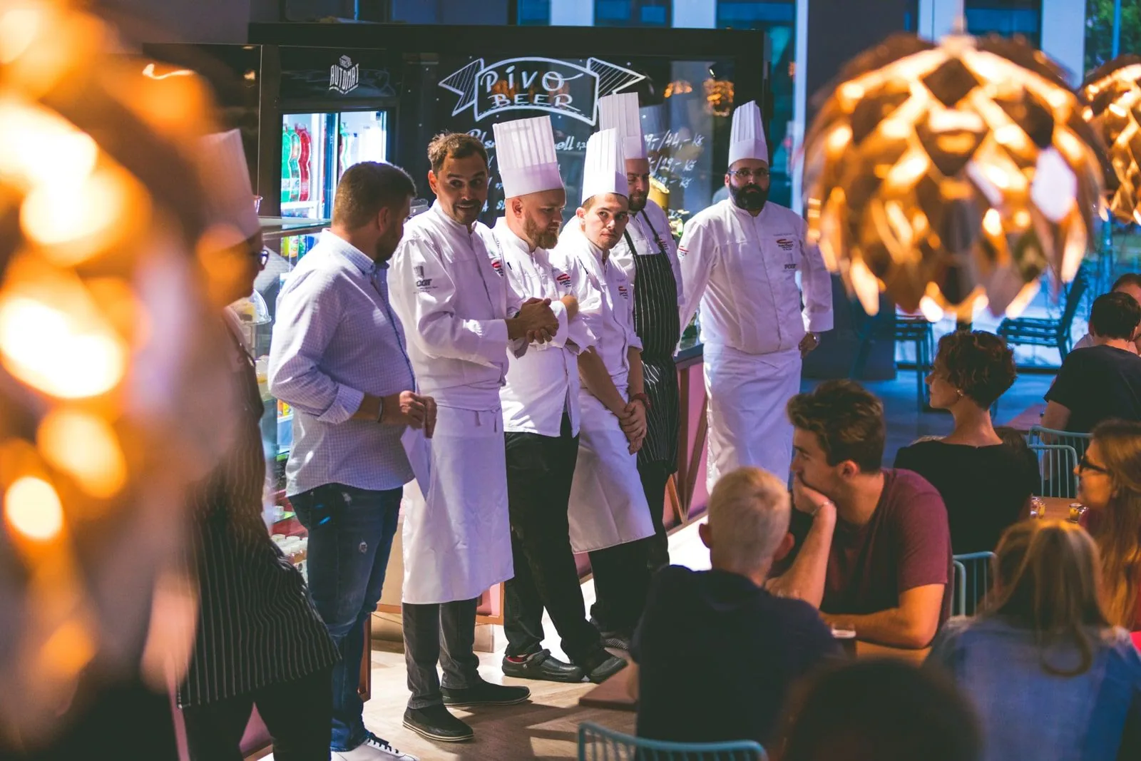 Perfect Catering team during a social event